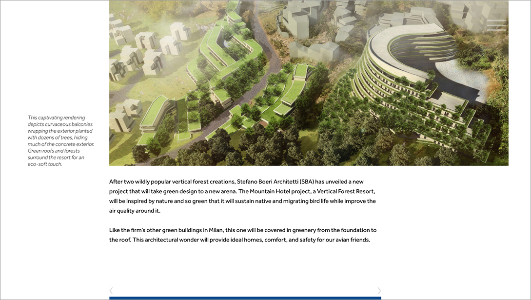 The Avian Crisis Vertical Forests solution 4.