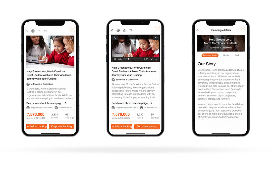 Three Boox app UI screenshots 4 – for mobile.