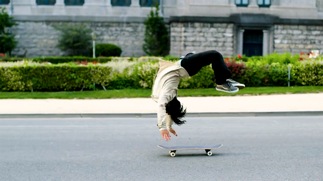 Challenges short: skateboard segment