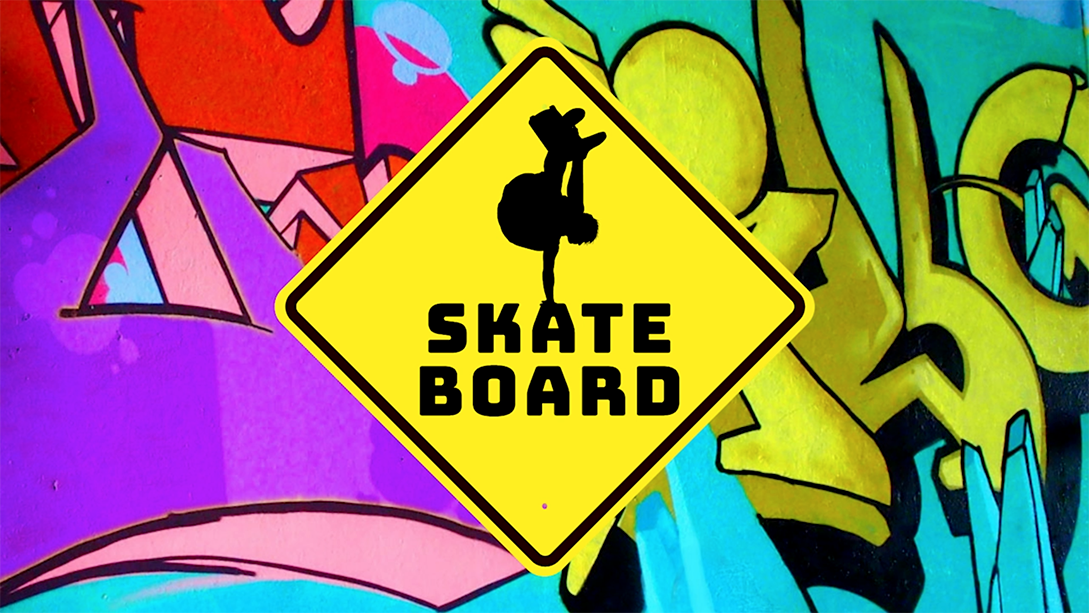 Challenges short: skateboard transition sequence