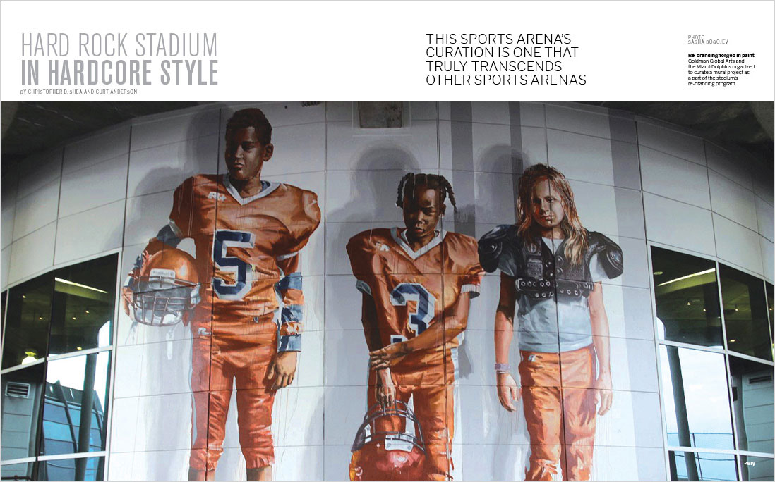 Wynwood Gallery magazine, spread 20 – 21.