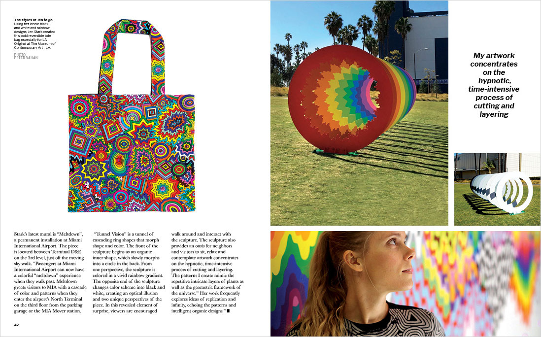 Wynwood Gallery magazine, spread 42 – 43.