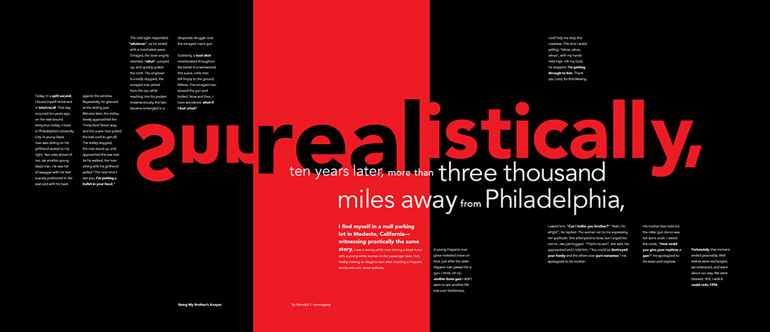 Narrative with type scale, weight, and color treatment 1